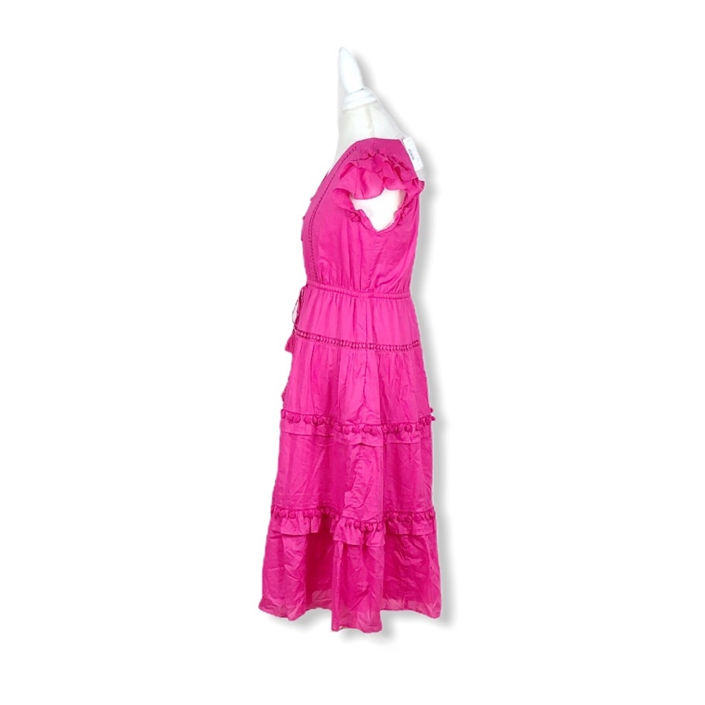 J. Crew Women’s Pom Pom Dress in Cotton Voile 8 - Picture 6 of 10